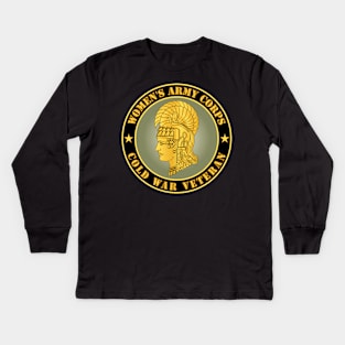 Women's Army Corps - Cold War Veteran Kids Long Sleeve T-Shirt